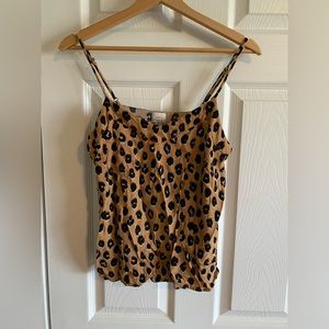 Leopard tank top